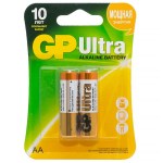 *Батарейка LR06 GP Ultra (2шт) алкалиновая 15AU-CR2/ 164442 купить в интернет-магазине КанцСервис