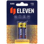 *Батарейка LR03 Eleven SUPER (2шт) алкалиновая 301753 купить в интернет-магазине КанцСервис