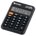 *Калькулятор ELEVEN 8разр. 88*58*11мм LC-110NR карманный черный купить в интернет-магазине КанцСервис