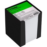 *Куб-блок неклееный 9*9*9см Белый (белизна 65-70%) в черном пластик.боксе БЗ-999001/ ОФ530 СТАММ купить в интернет-магазине КанцСервис