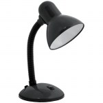 *Лампа настольная на подставке СТ02, гибкая стойка, черная 11715/11821/12434 СТАРТ купить в интернет-магазине КанцСервис