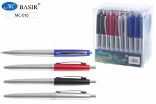 *Ручка авто шар., комбинированный корпус ассорти, синяя MC-010 Basir купить в интернет-магазине КанцСервис