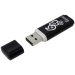 *Накопитель Smart Buy USB Flash 64Gb Glossy черный (чт-15/зап-5) 230858 купить в интернет-магазине КанцСервис