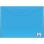 *Папка-конверт на кнопке А3 180мкм синяя  Akk_03402 Berlingo  купить в интернет-магазине КанцСервис