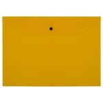 *Папка-конверт на кнопке А4 120мк прозрачная желтая ММ-30672 Стамм купить в интернет-магазине КанцСервис