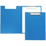 *Папка-Планшет двойной А4 500мкм, пластик синий 245658 СПЕЙС купить в интернет-магазине КанцСервис