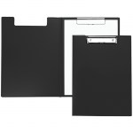 *Папка-Планшет двойной А4 500мкм пластик черный 245659 СПЕЙС купить в интернет-магазине КанцСервис