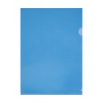 *Папка-Уголок А4 150мк прозрачная синяя ММ-32259 Стамм купить в интернет-магазине КанцСервис