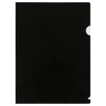 *Папка-Уголок А4 150мк непрозрачная черная ММ-32262 Стамм купить в интернет-магазине КанцСервис